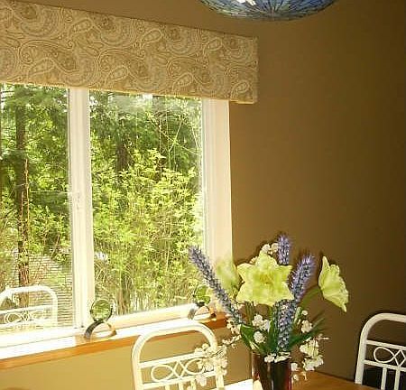 Sunny eating area