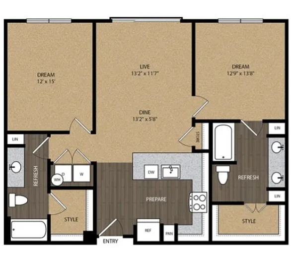 Floor plan B2