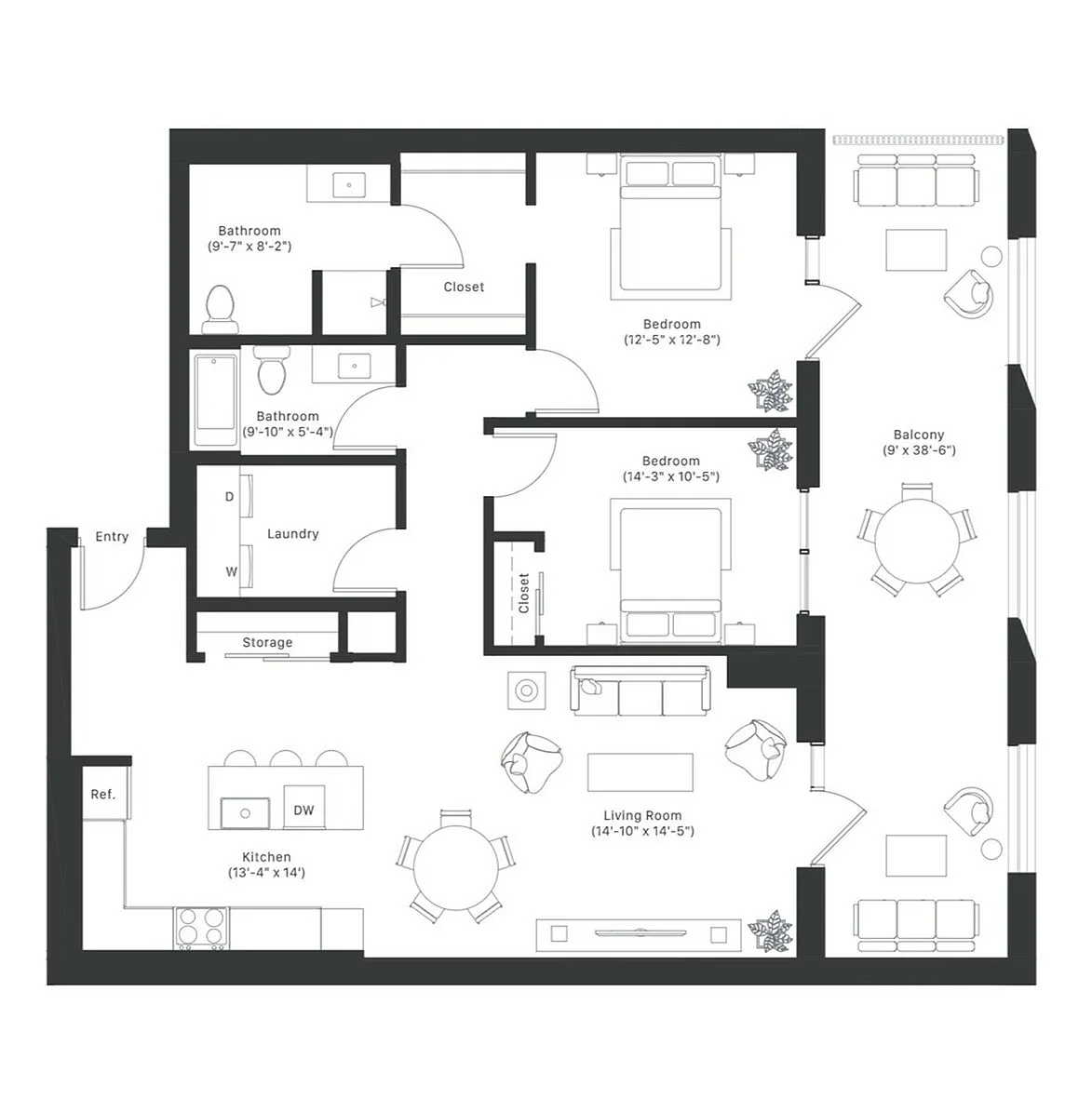 Floor plan B6.ADA