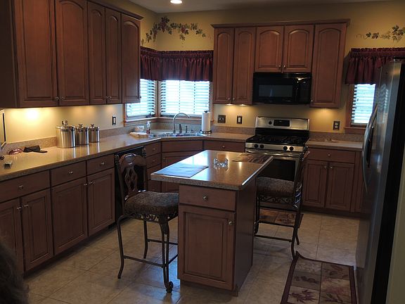 Kitchen with all the applian