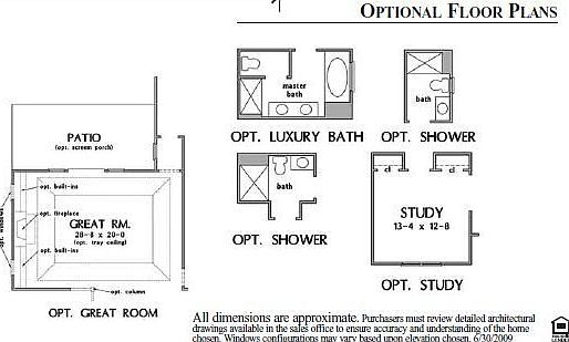 Floor Plan Options