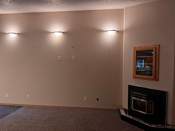 Living Room w/ Wood-Burning Stove