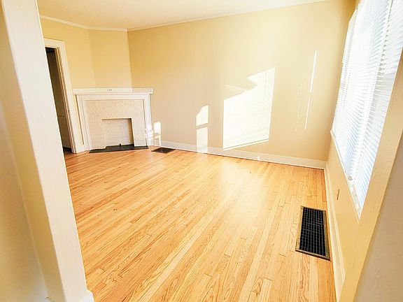 Living room with beautiful hardwood floors