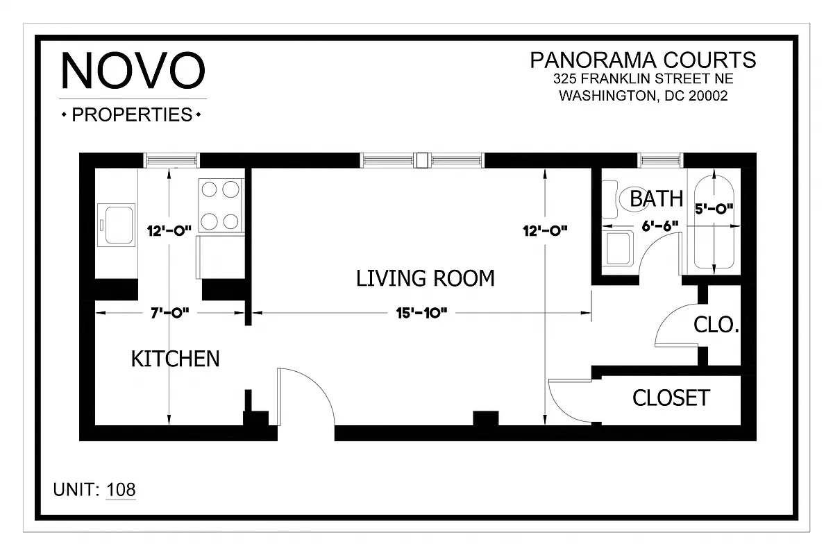 Floor plan Studio