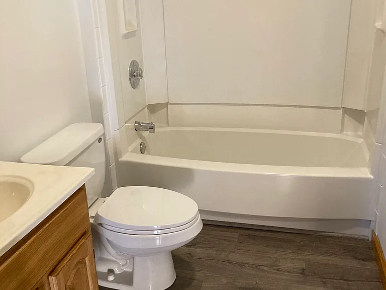 bathroom- shower/tub, vanity