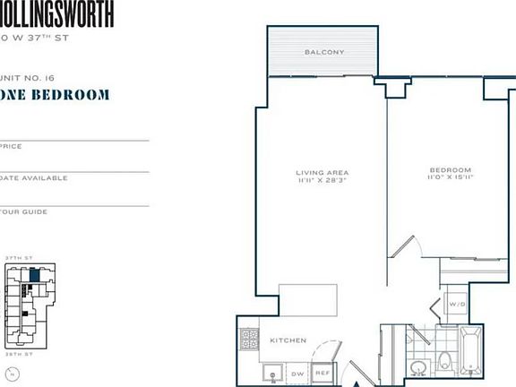 2nd image of 70 W 37th St #616