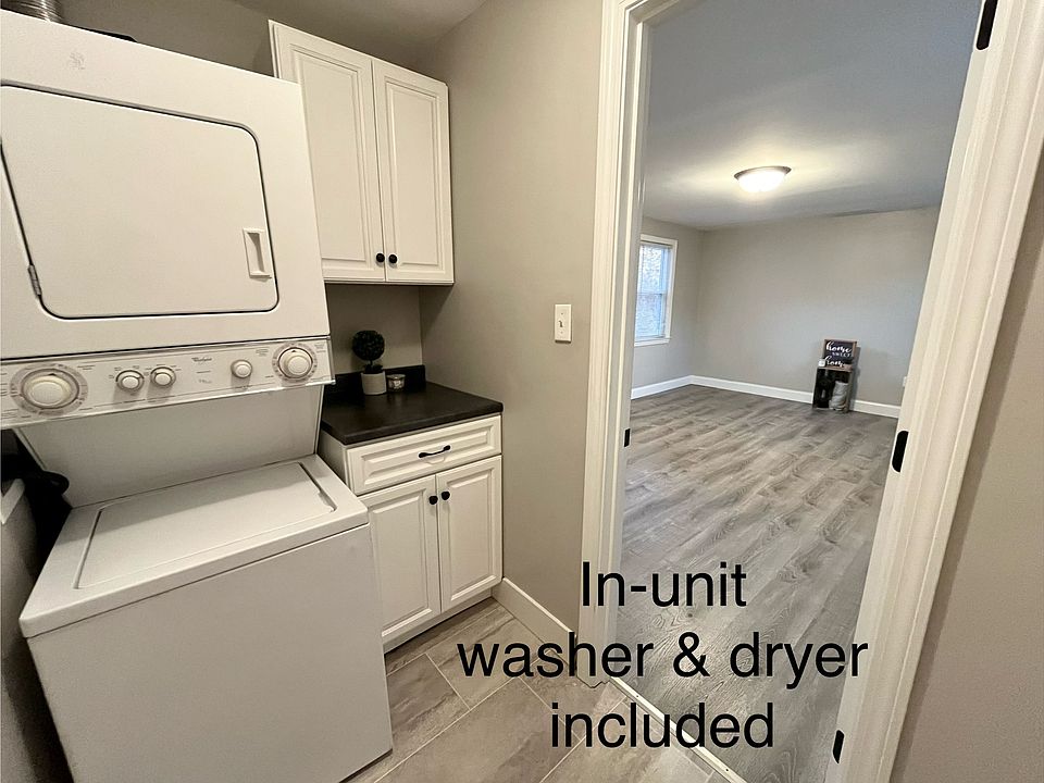 In-unit laundry room