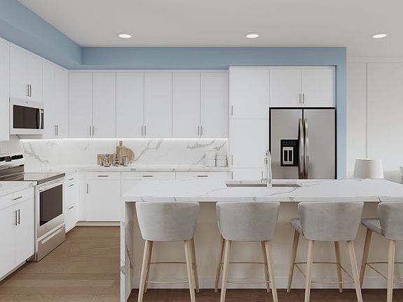 Gorgeous kitchen with large island