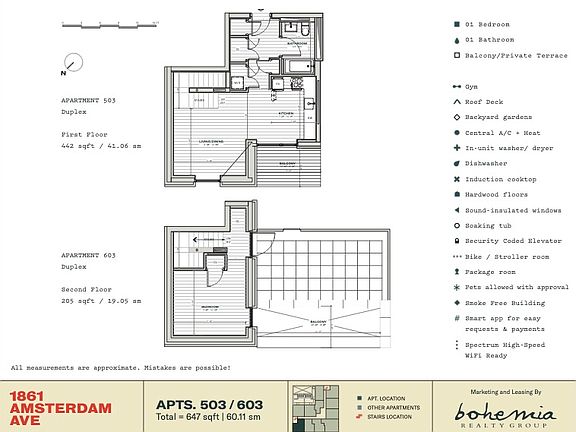 2nd image of 1861 Amsterdam Ave #503