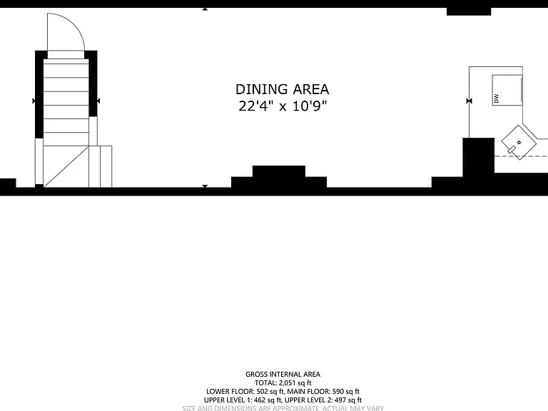 Main Level Floor Plan
