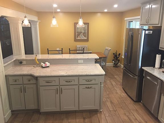 Kitchen Island and Dining