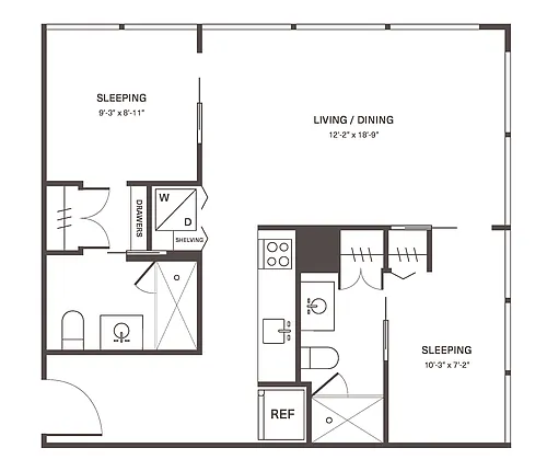 Floor plan L6B