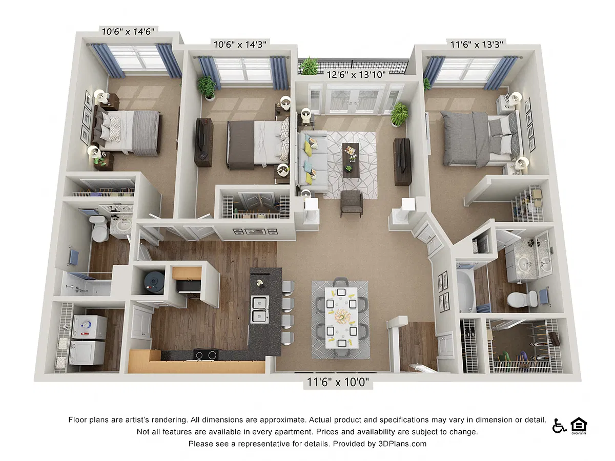 Floor plan F3