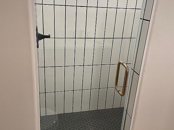 Master shower