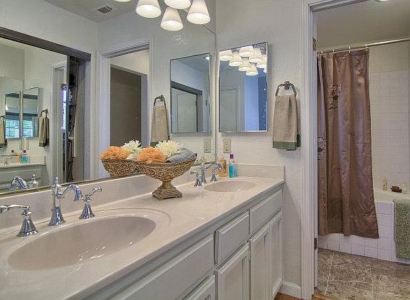 Master bedroom bath area