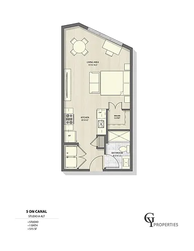 Floor plan 2 BR J