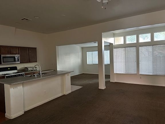 Kitchen, dining and living room