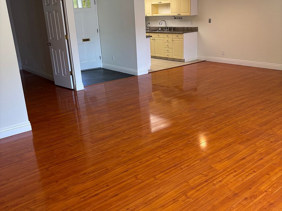 Open living/dining room - opens to private yard