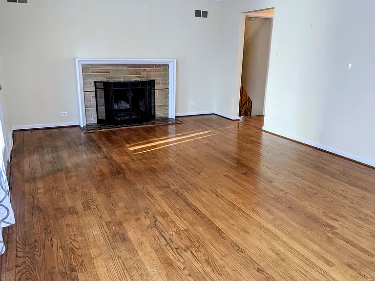 Large Living Room w/ Wood Burning Fireplace