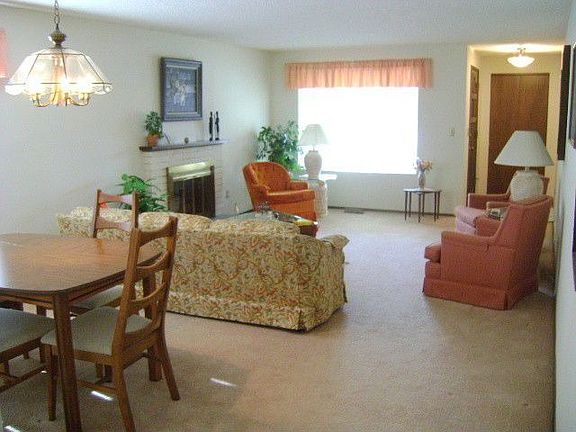 Large windows let in the natural light
