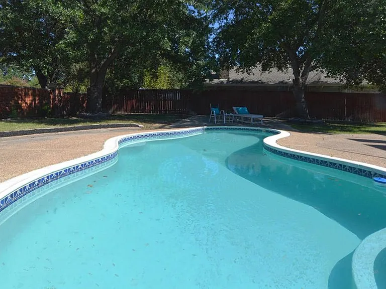 Newly refinished pool