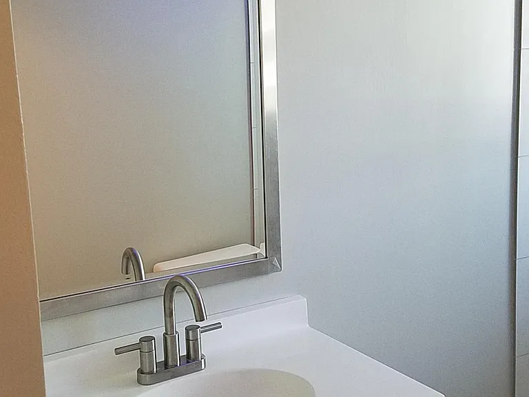 Updated vanity and light