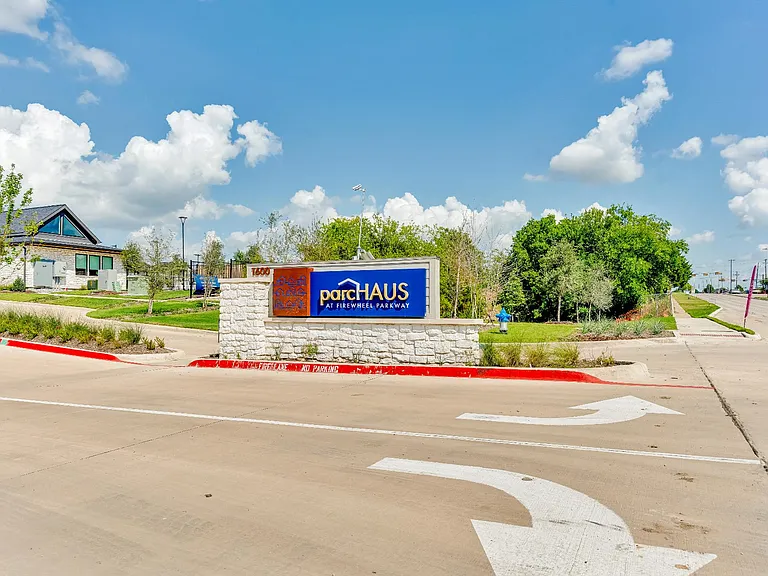 front entrance signage