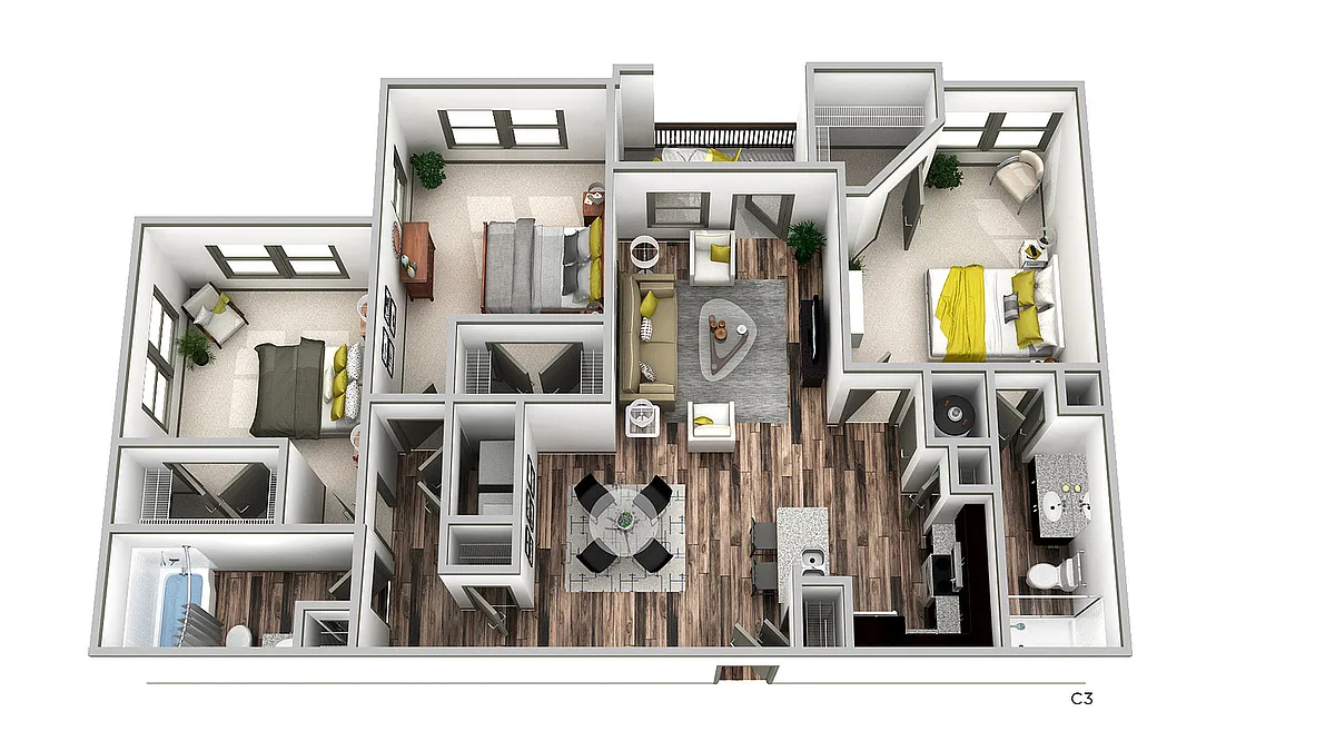 Floor plan C3