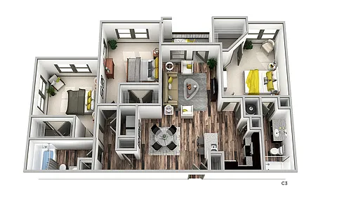 Floor plan C3