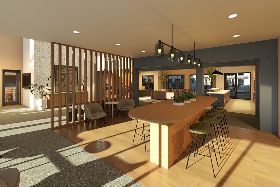 Community Lobby Rendering