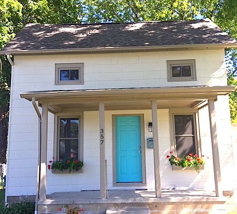 Porch is ready for a swing