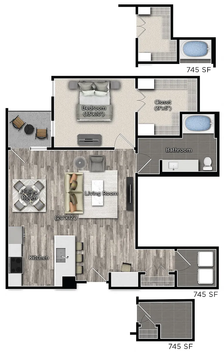 Floor plan E