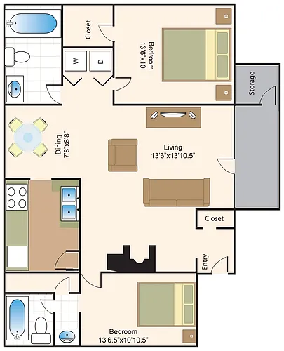 Floor plan D