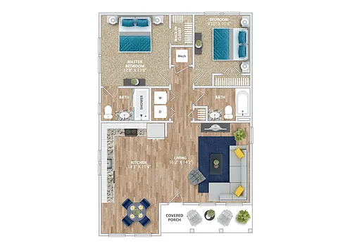 Floor plan Sapelo