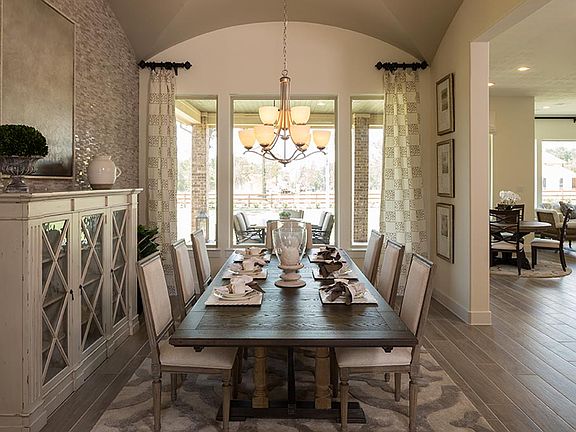 Fulshear Run Soave Model Home Plan Dining Room