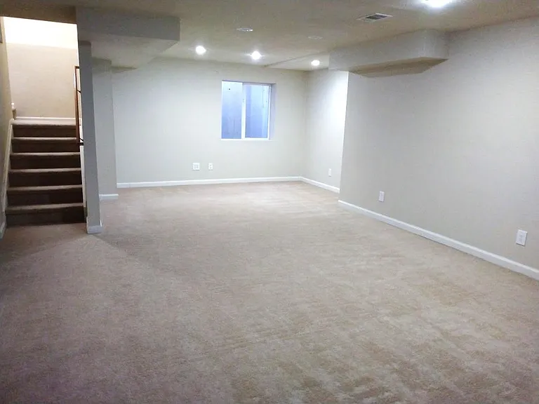 Basement rec room