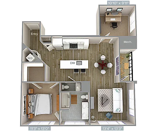 Floor plan A9D-1064-A