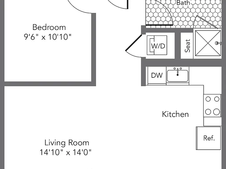 1B floor plan The Hecht Warehouse