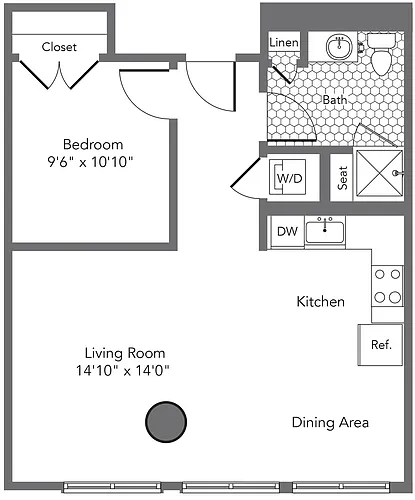 Floor plan 1B