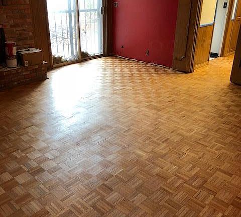 Living room to back patio