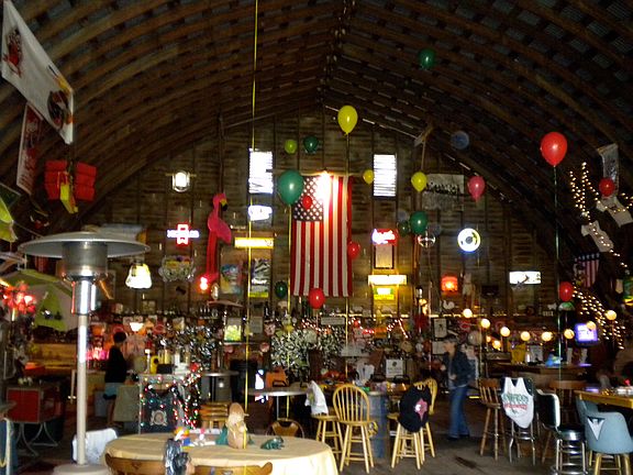 Inside Party Barn
