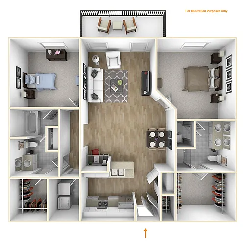 Floor plan The Cambridge