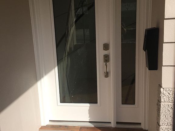 New leaded glass front door