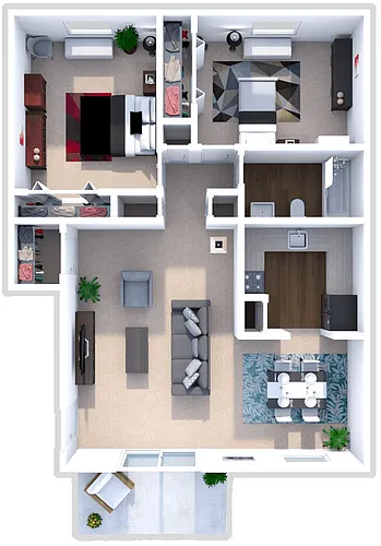 Floor plan St Charles