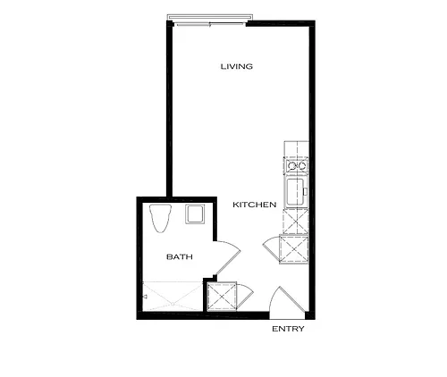 Floor plan Studio