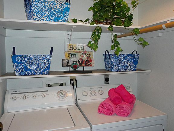 Laundry day will "almost" be fun...Inside utility room.