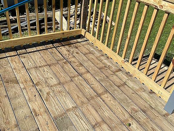 We will paint and stain soon