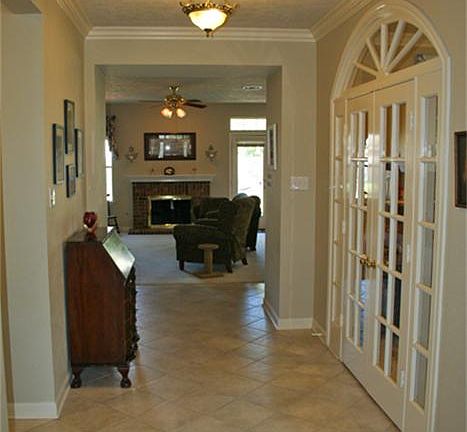 Lovely foyer viewed from the front door.
