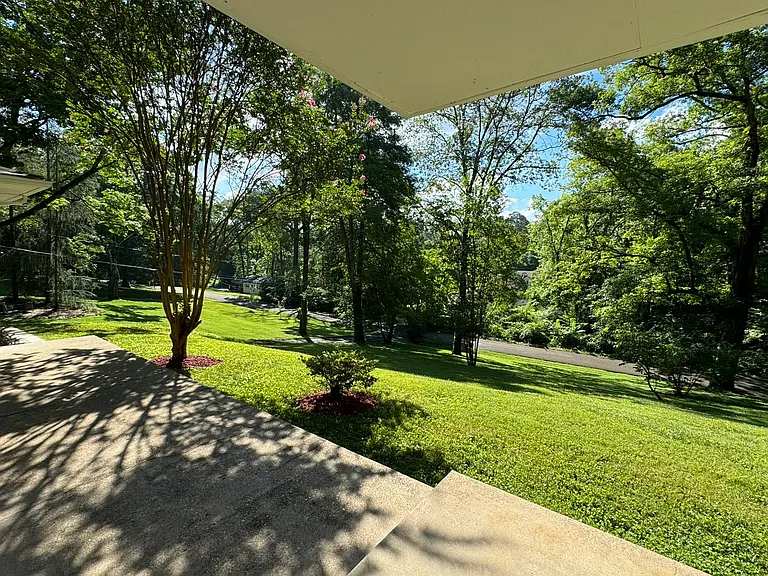 View from front porch.