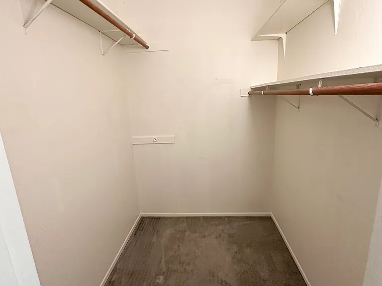 Large walk in closet in primary